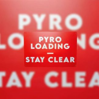 Foxfur Ink — metal pyro loading sign professionals 8x12in01