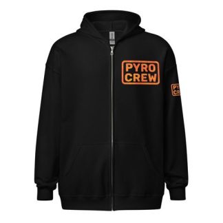 Foxfur Ink — pyro crew zip hoodie for pyrotechnicians01